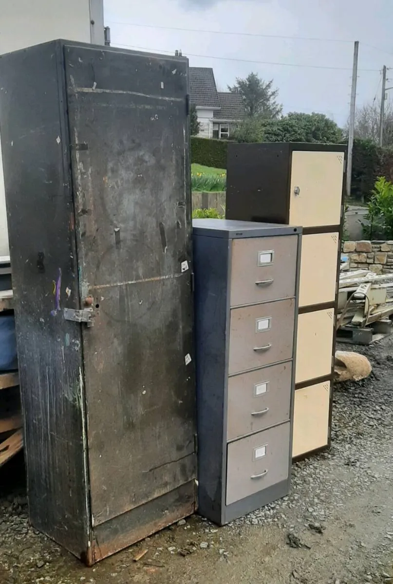 Metal Locker and Cabinet - Image 1
