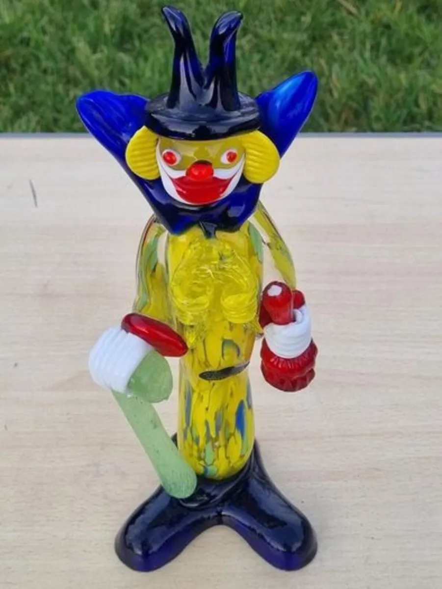 Murano glass clown figurine - Image 2