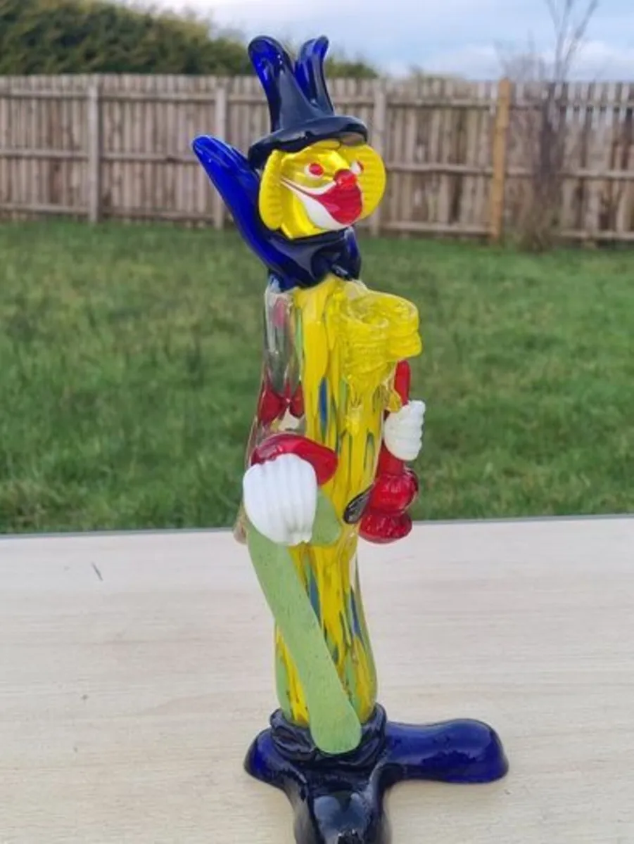 Murano glass clown figurine - Image 4