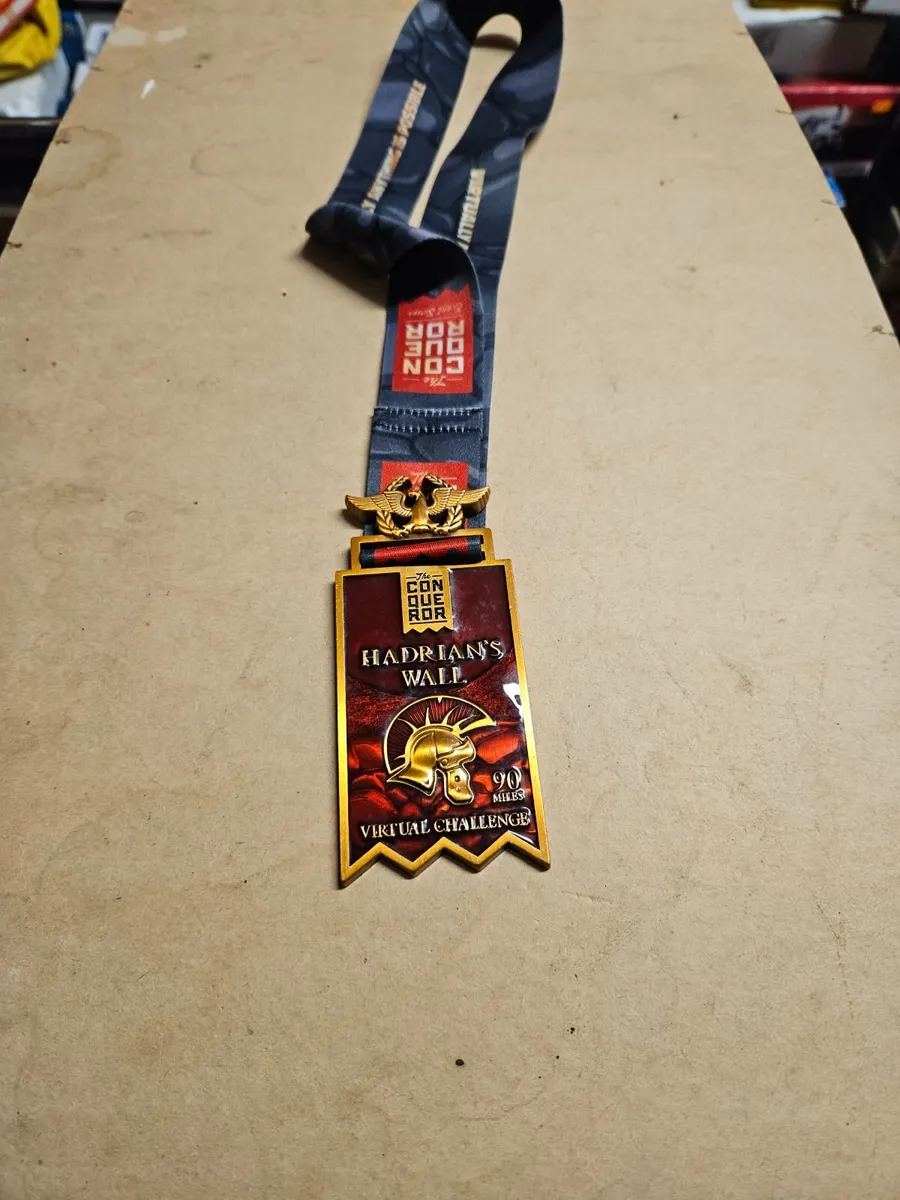 Conqueror Hadrians Wall Virtual Challenge Medal - Image 1