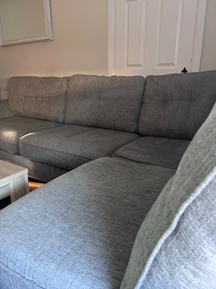Corner Sofa, Armchair & Pouffe - Image 1
