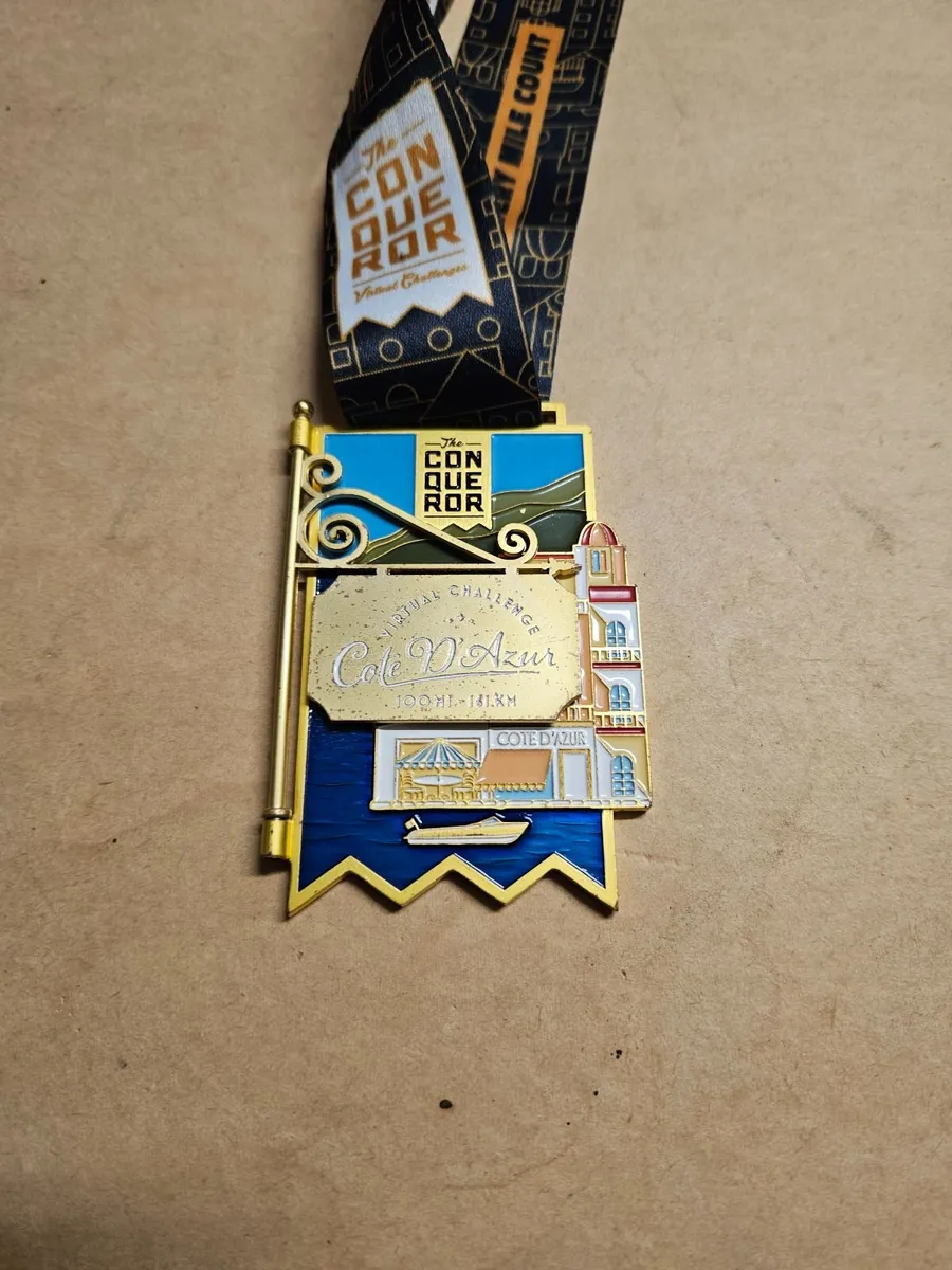 Conqueror Core D Azur Virtual Challenge Medal - Image 3