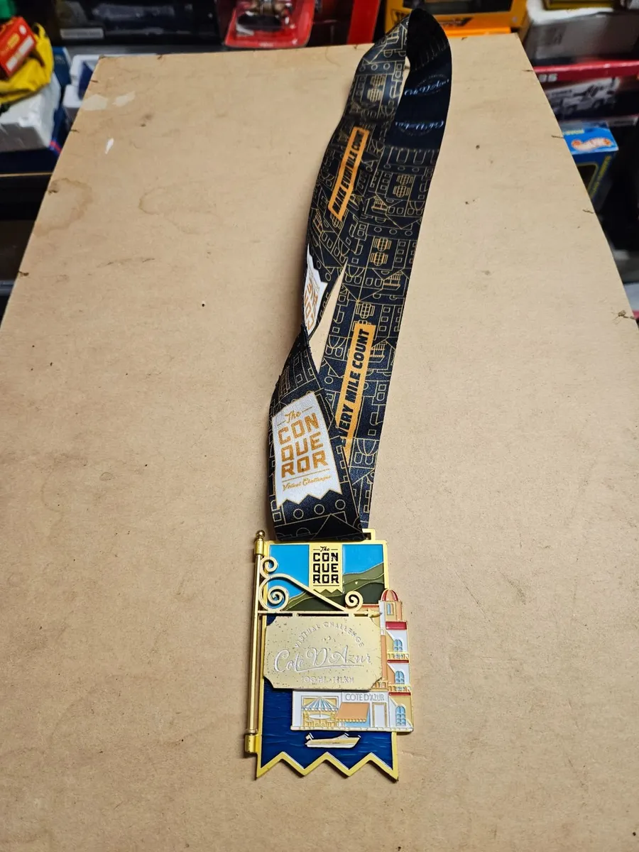 Conqueror Core D Azur Virtual Challenge Medal - Image 1