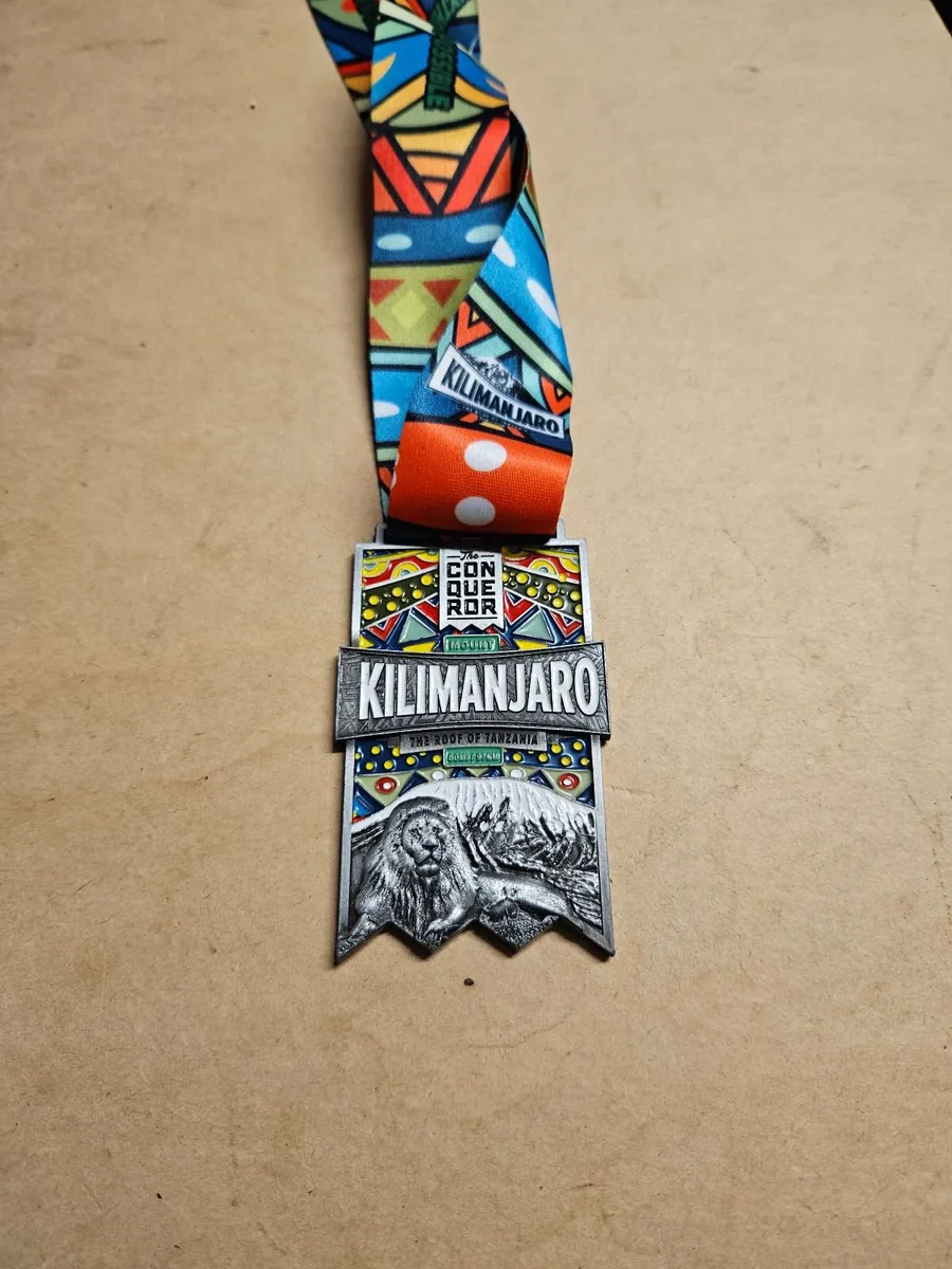 Conqueror Kilimanjaro Virtual Challenge Medal - Image 1