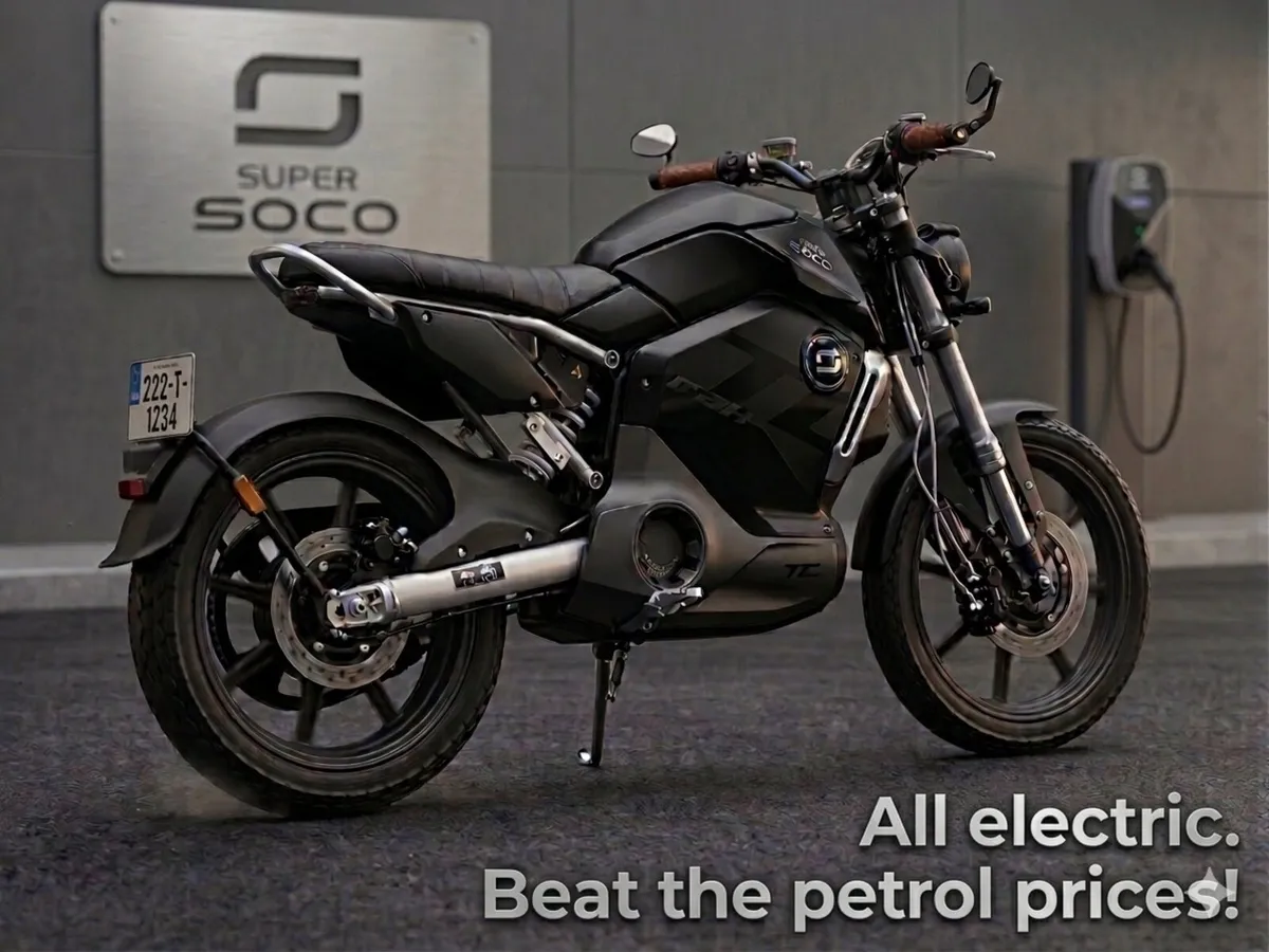 EV 2022 Super Soco Tc Max *FREE DELIVERY* + Trades - Image 1