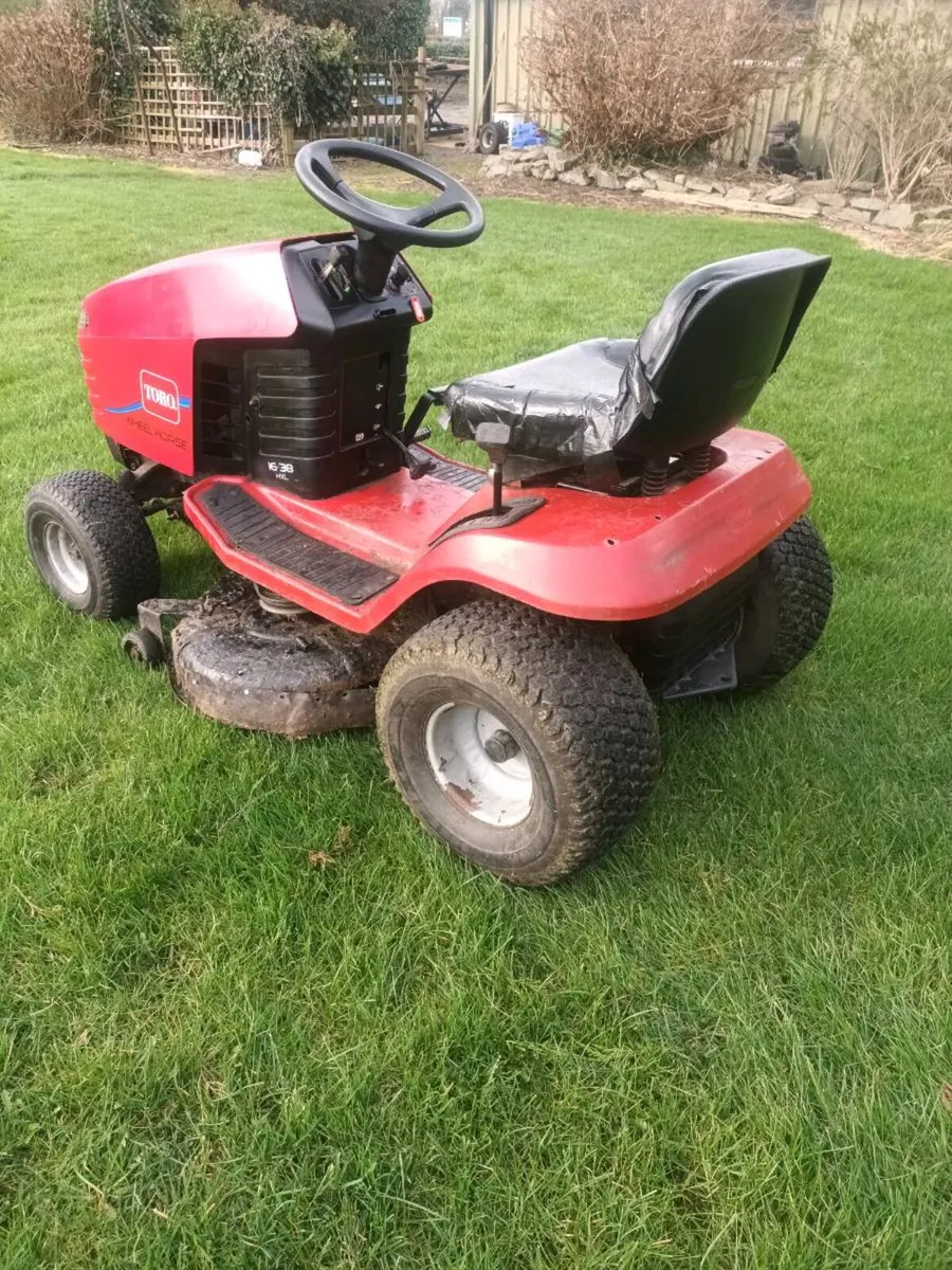 Toro Ride on Mower - Image 1