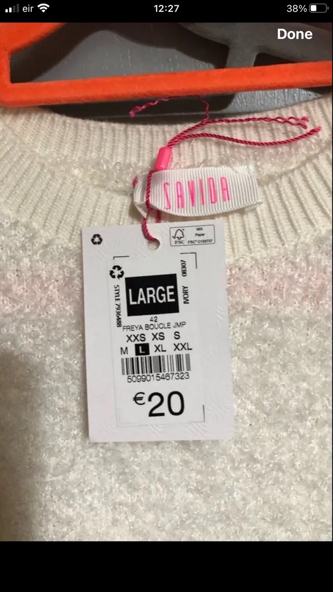 Ladies BNWT jumper size L €10 - Image 3