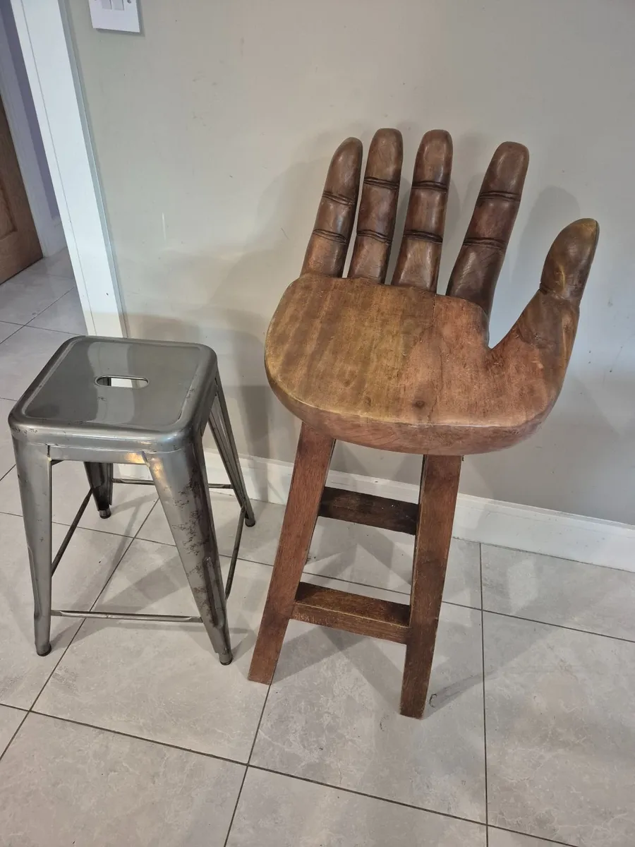 Wooden Hand Stool - Image 1