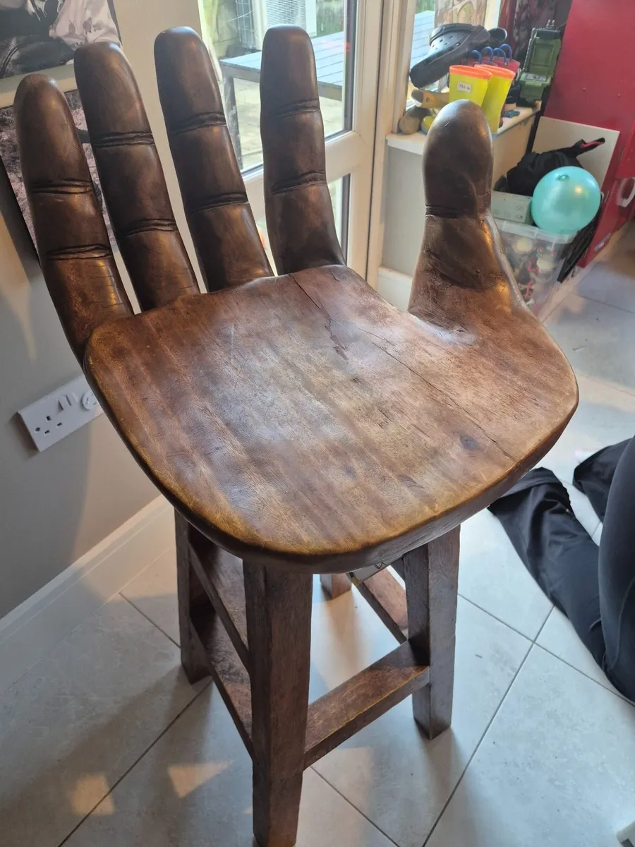 Wooden Hand Stool - Image 4