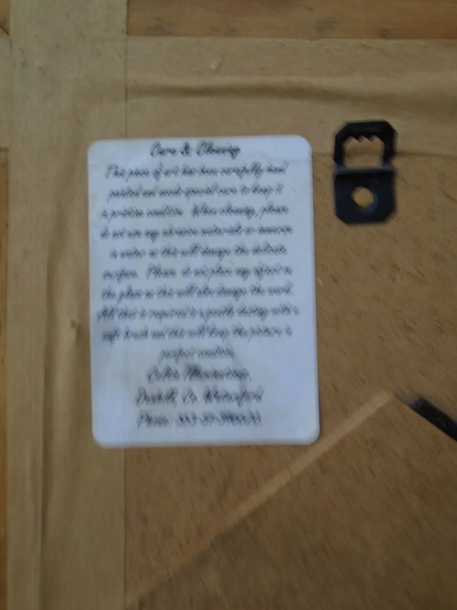 Fish glass painting, Celtic picture, Home decor - Image 3