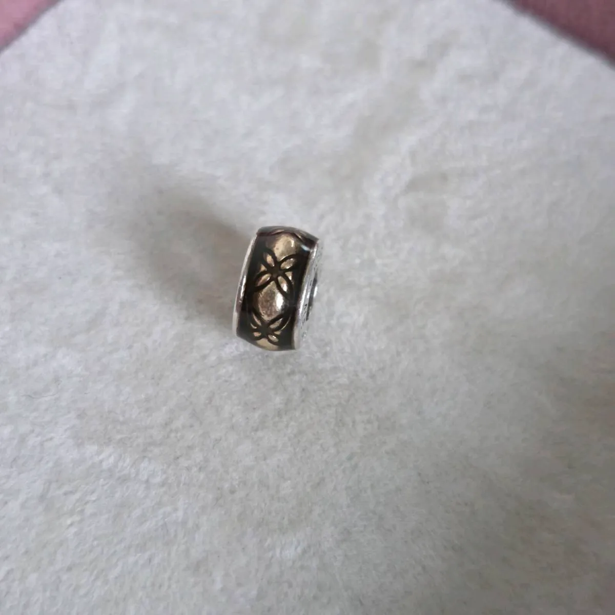 Pandora gold floral charm perfect condition - Image 1