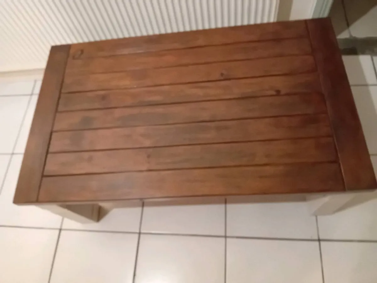 Solid pine coffee table - Image 2