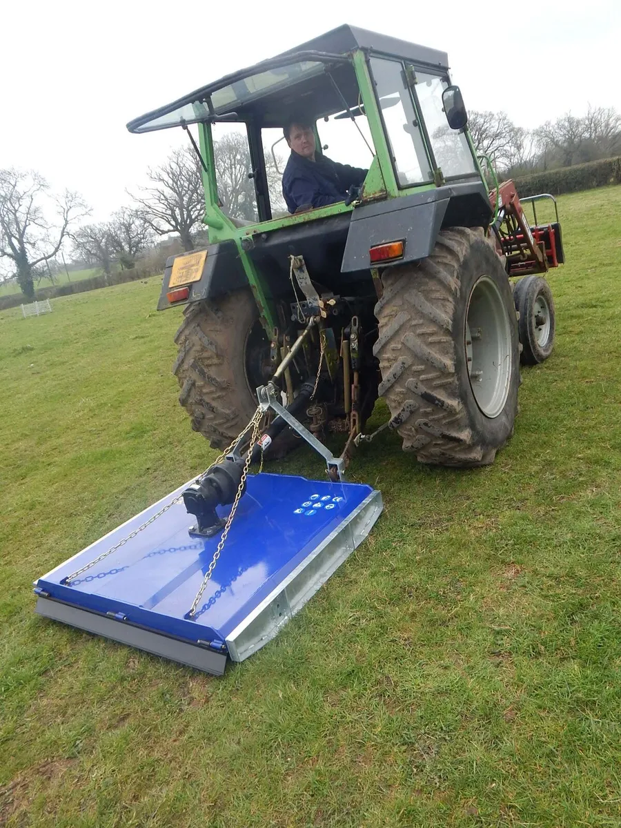 4ft part galvanised/ powder coated grass topper - Image 1