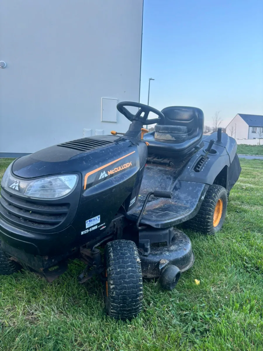 Ride on  twin cut McCulloch lawnmower