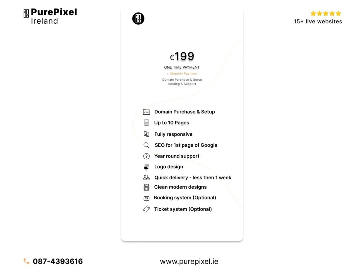 Premium Website Design – €199 - Image 2