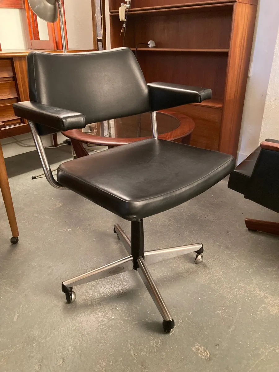 Mid Century Office Chair - Open Sat 4th April - Image 1