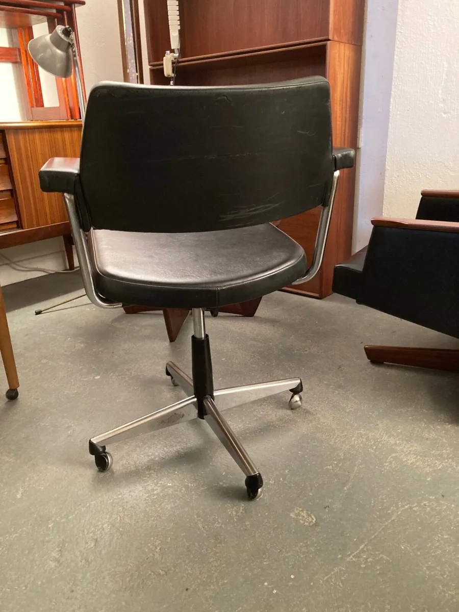 Mid Century Office Chair - Open Sat 4th April - Image 3