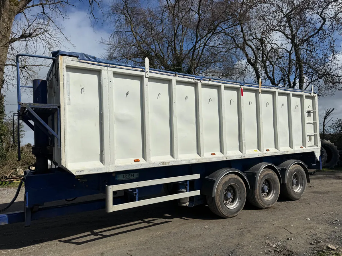 24ft Tri Axle Aluminium grain Trailer €12950 No Va - Image 1