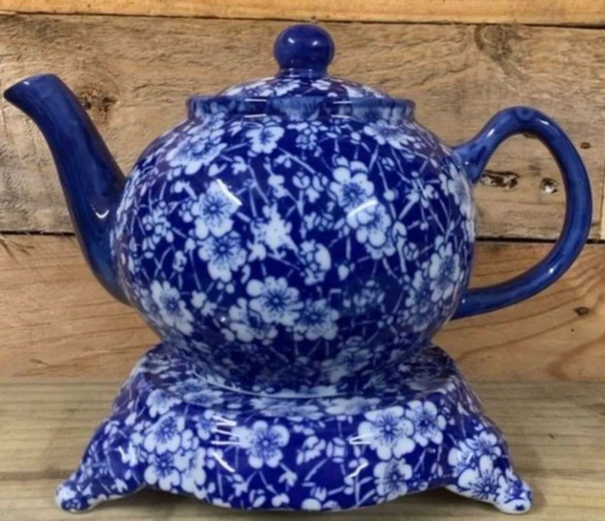 1920s Tea Pot and Trivet - Image 1