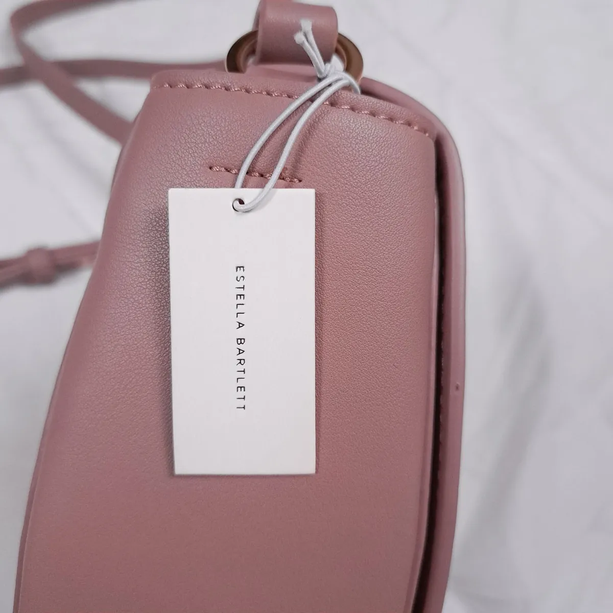 Estella Bartlett Pink Half Moon Crossbody Bag - Image 3