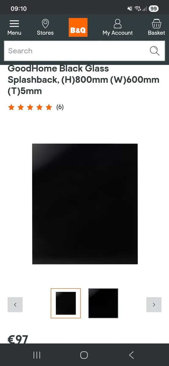 Goodhome Black Splashback - Image 3