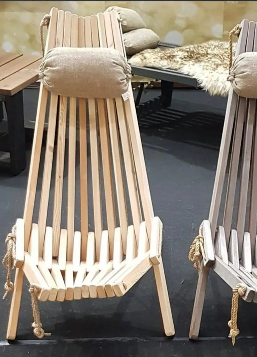 Garden chair - Eco chair in larch - Image 1