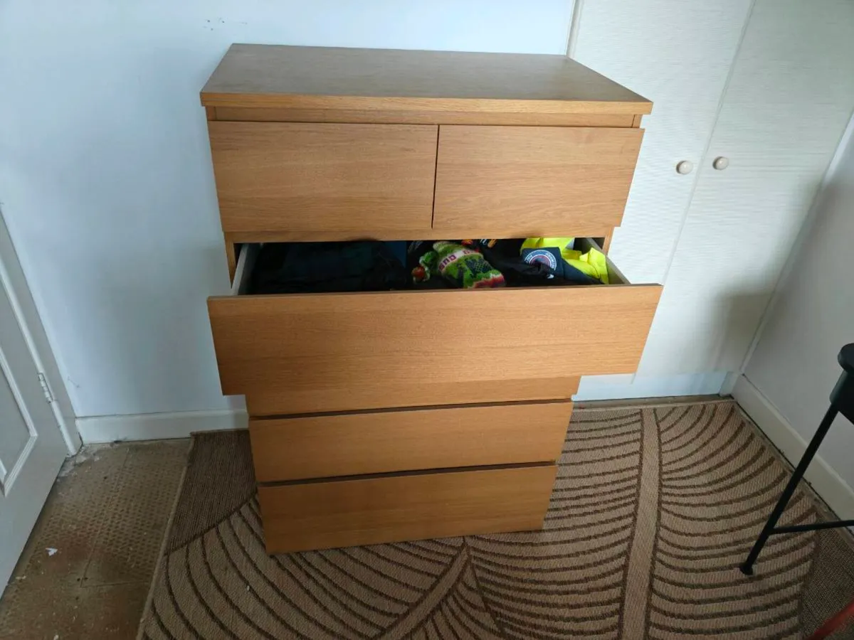 MALM IKEA chest of 6 drawers - Image 2