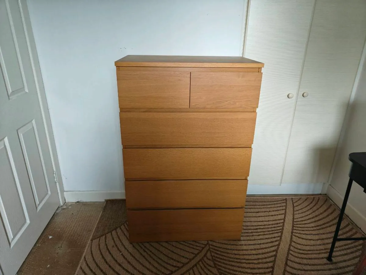 MALM IKEA chest of 6 drawers - Image 1