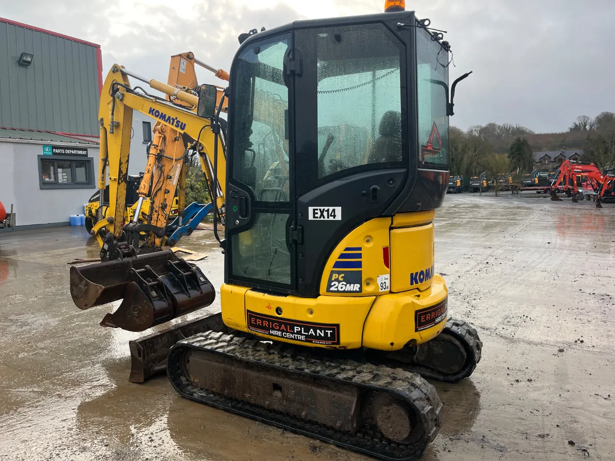 2021 Komatsu PC26MR-5 Mini Excavator - Image 3