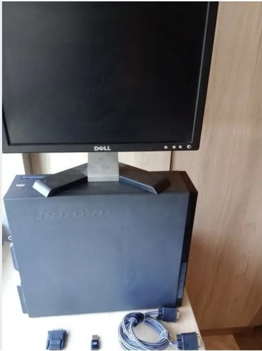 i7 Lenovo ThinkCentre Edge 72 and Monitor Quick Sa - Image 4