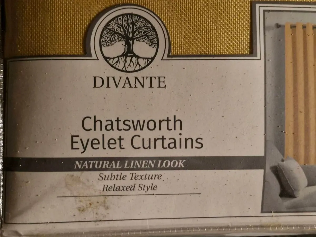 90 x 90 inch Ocre Curtains - Image 3