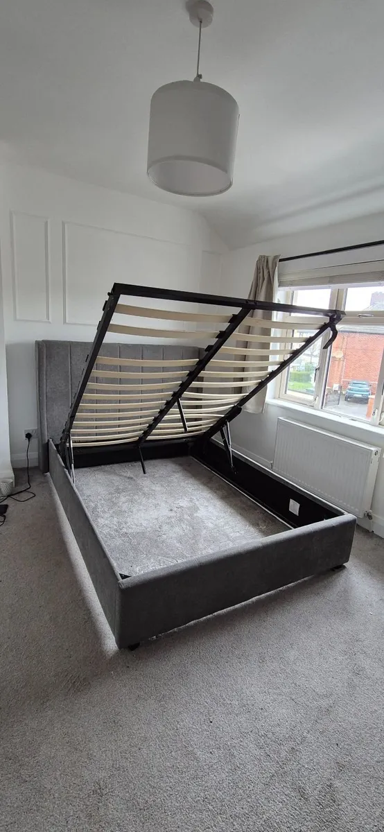 Bed (double) with storage - Image 1