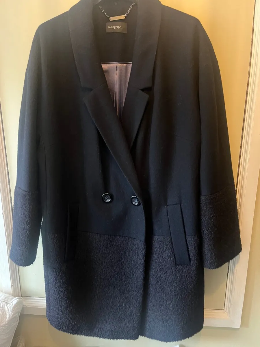 Autograph Navy coat - Image 1