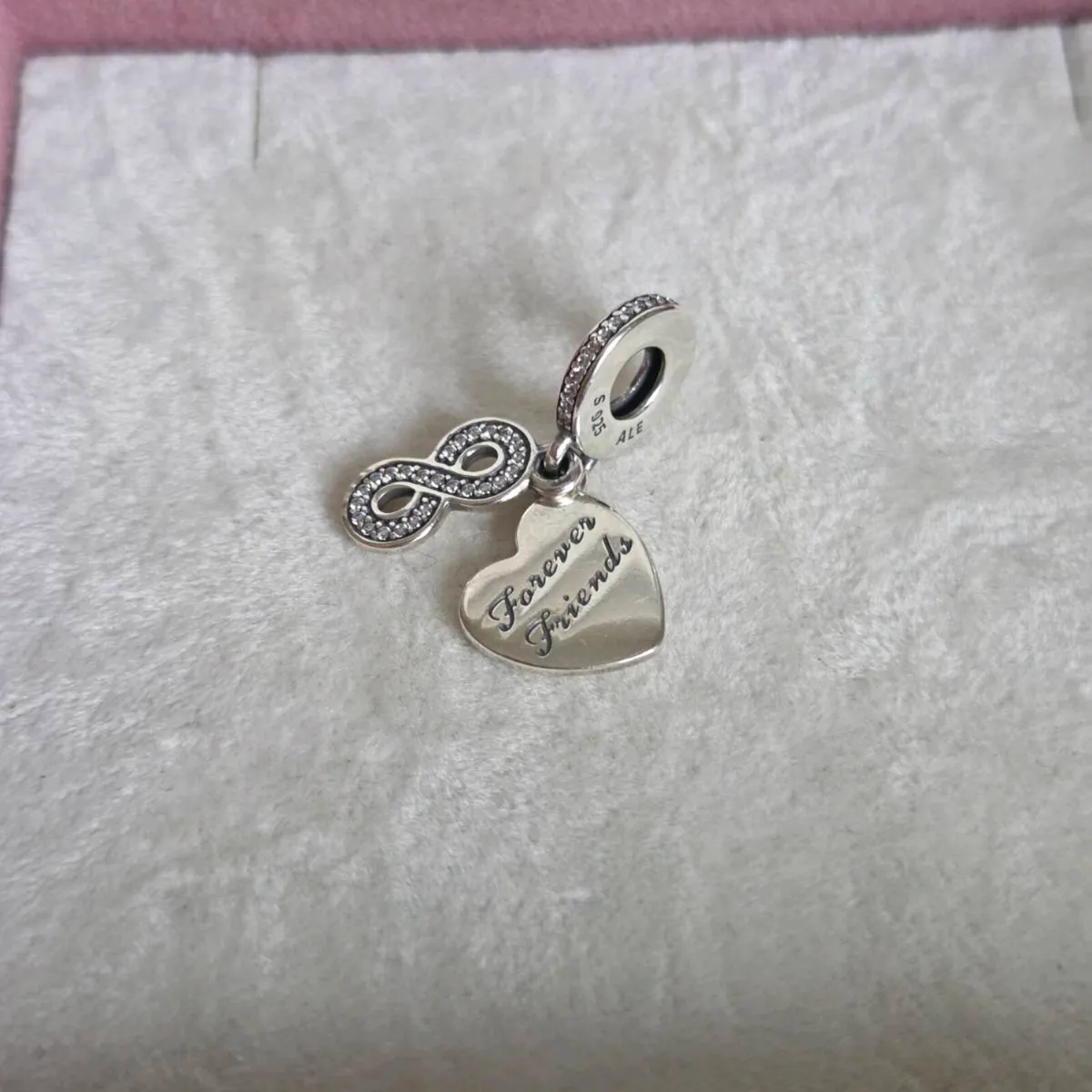 Pandora infinity/heart forever friends dangle char - Image 1