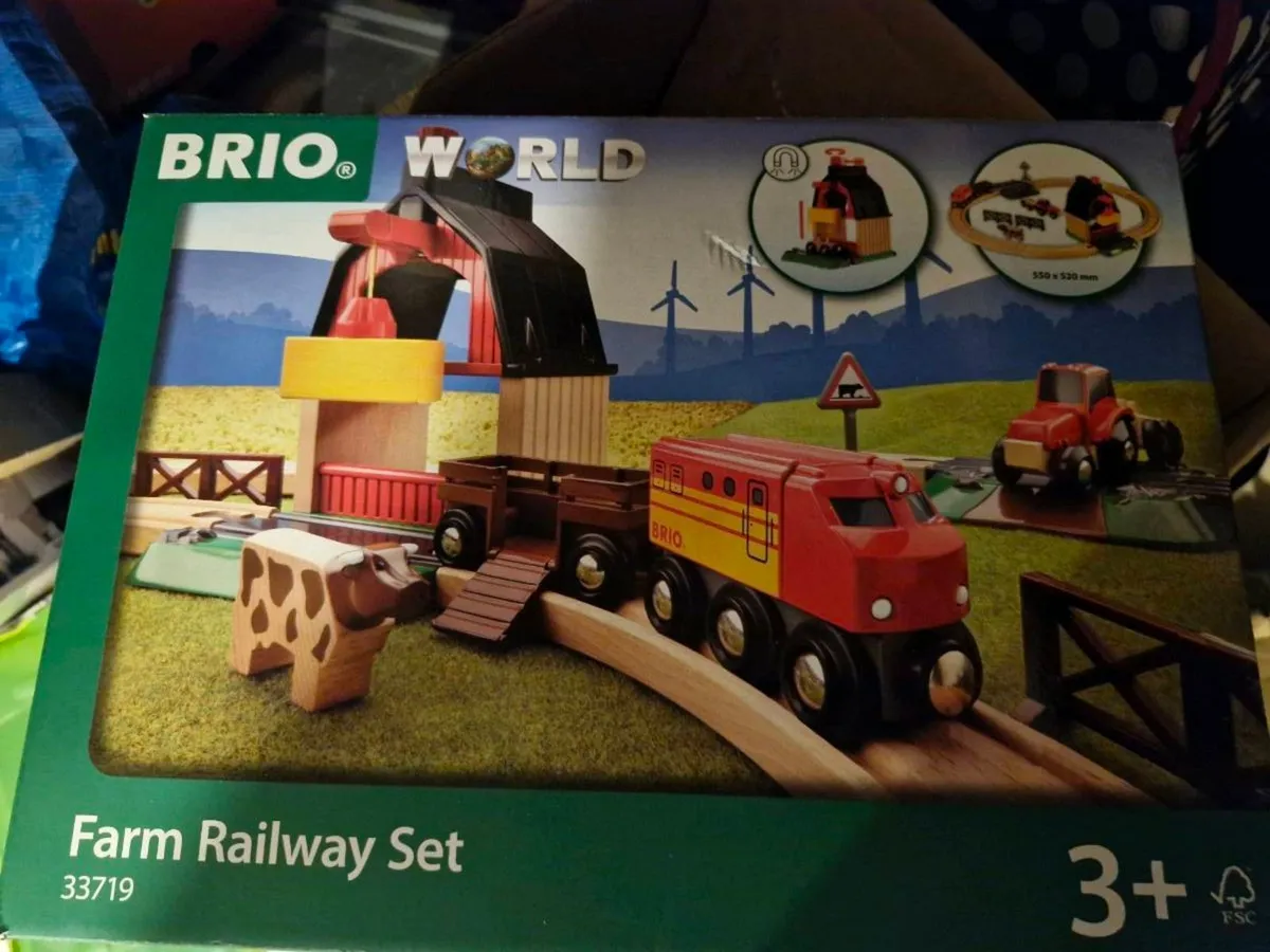 Brio Farm Railway Set