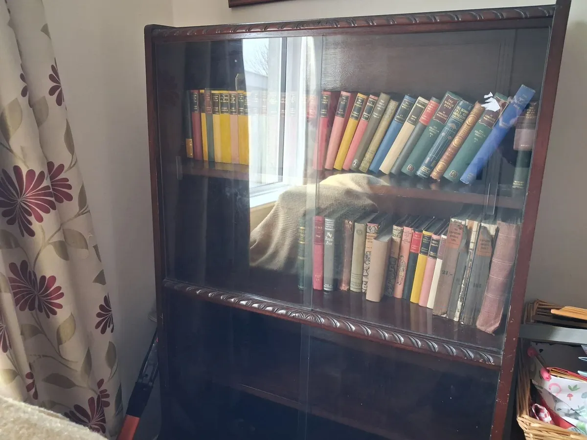 mahogany book case - Image 2