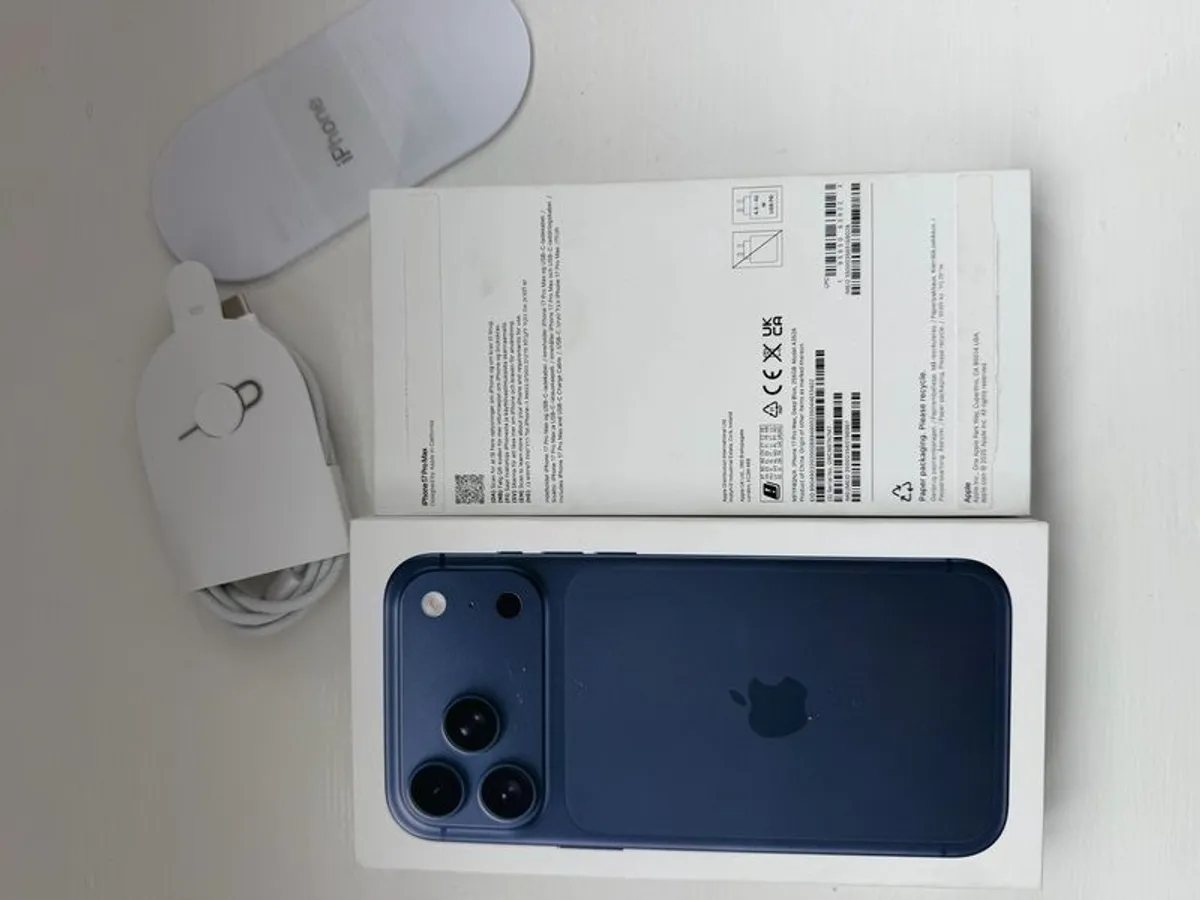 IPHONE 17 Pro Max, Deep Blue, 256GB Model A3526 - Image 3