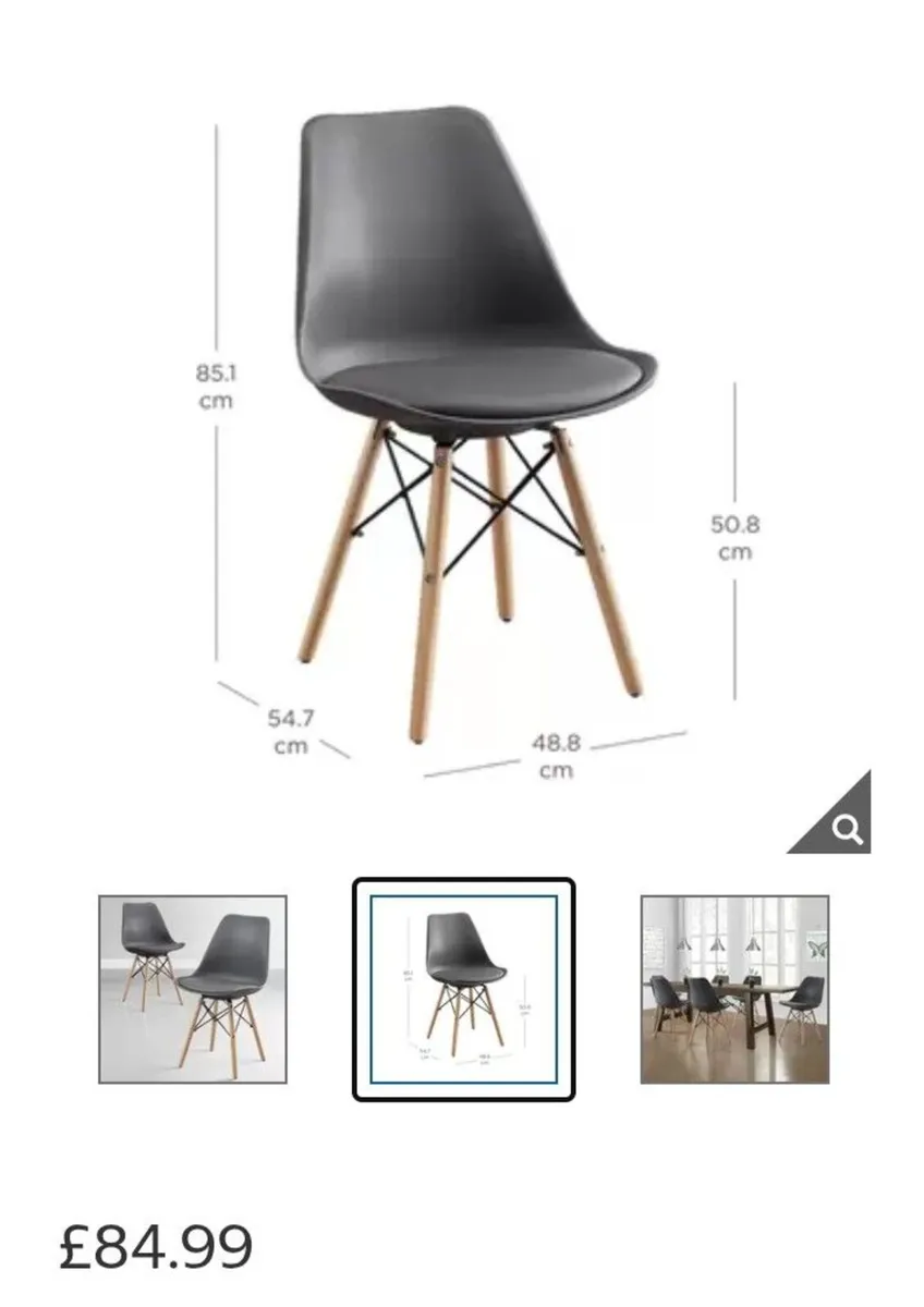 Quality Sturdy Comfortable Kitchen Dining chairs - Image 4