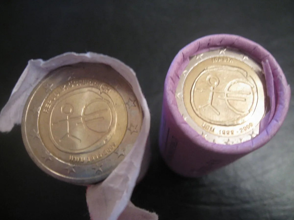 2 Euro Coins (10 Years of European Monetary Union)