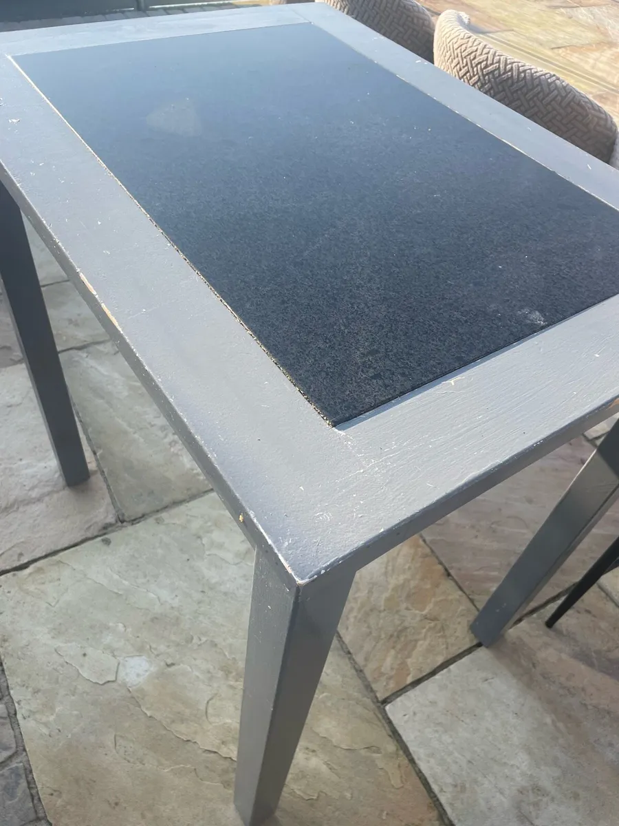 High Chairs & Granite Table - Image 3