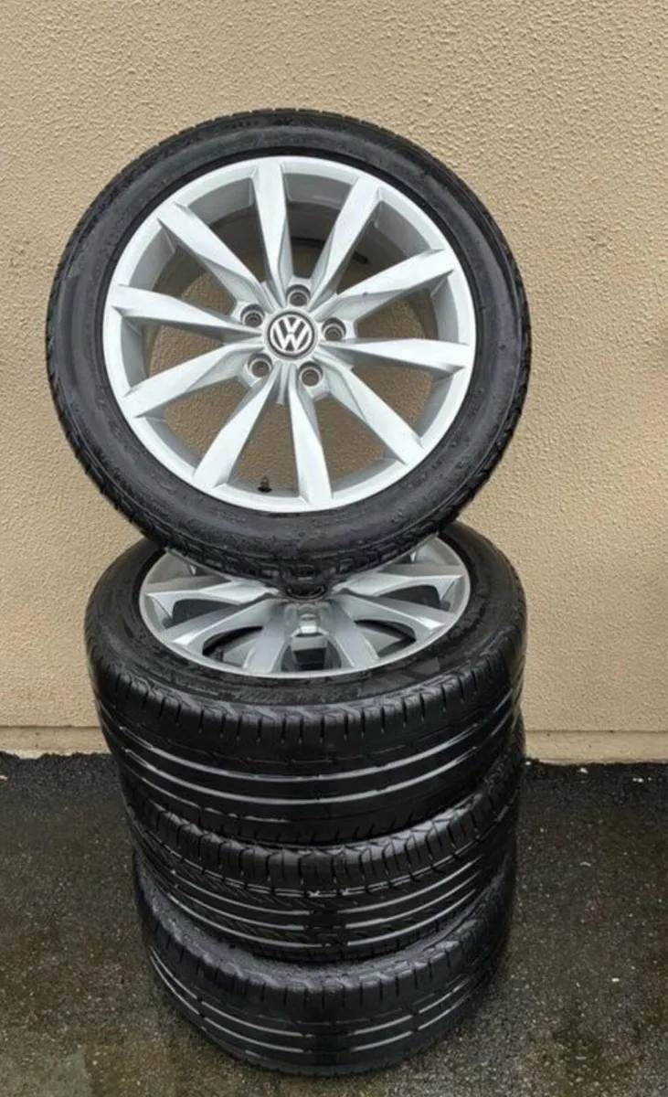 Genuine 17" VW Golf Mk7.5 Alloy Wheels - Image 1