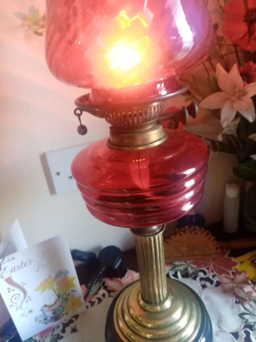 Victorian Oil Lamp - Image 2