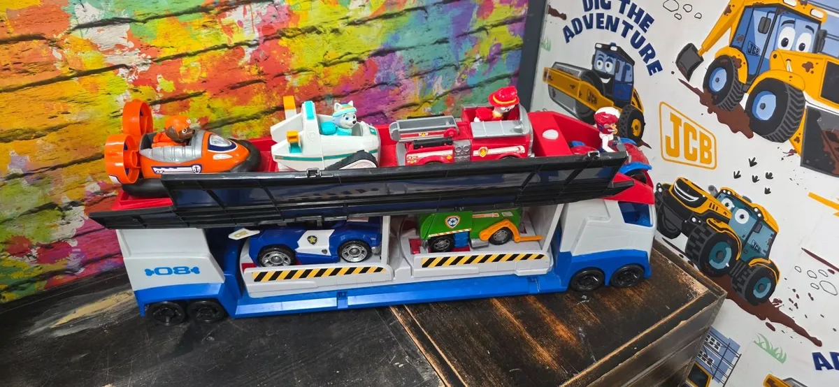 Paw Patrol transforming patroller with 6 Vehicles - Image 1