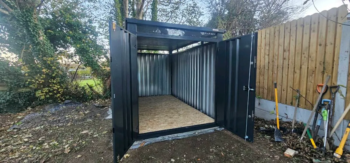 Steel CUBE shed, flatpack storage units - Image 3