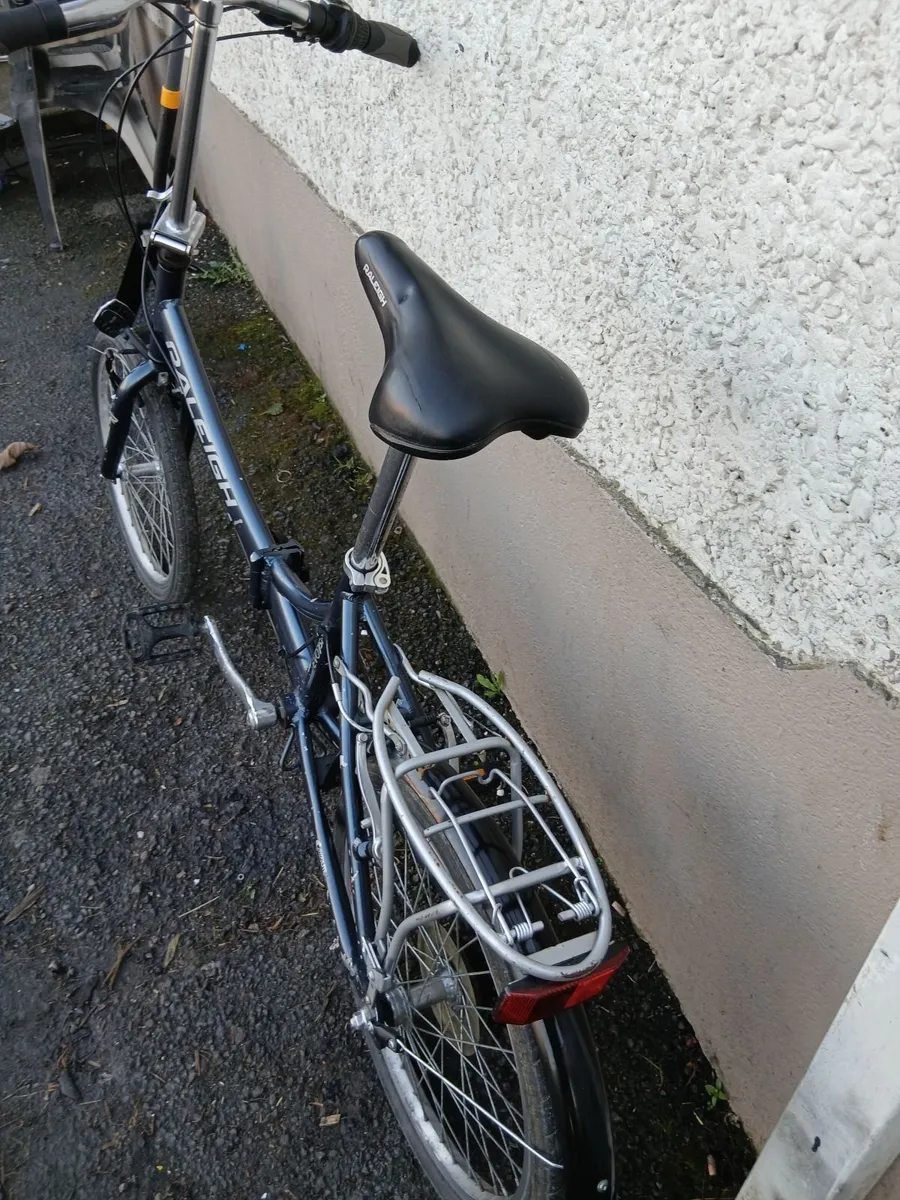 Raleigh folding bike working perfect priced - Image 2