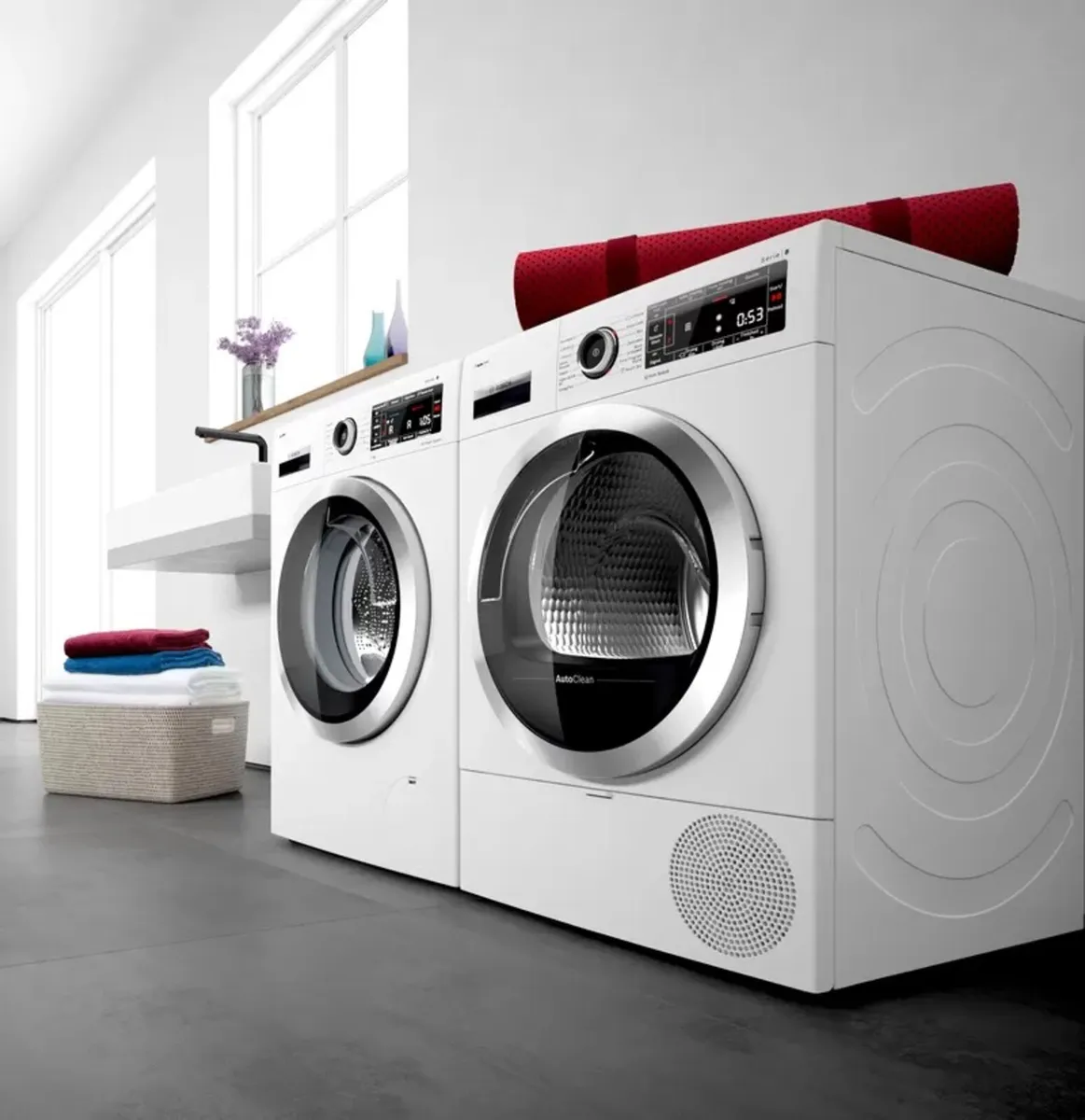 Set: Bosch Washing Machine + Dryer (Brand new) - Image 3
