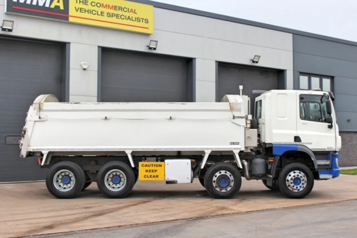 2021 DAF CF450 8X4 ALLOY INSULATED TARMAC TIPPER - Image 4