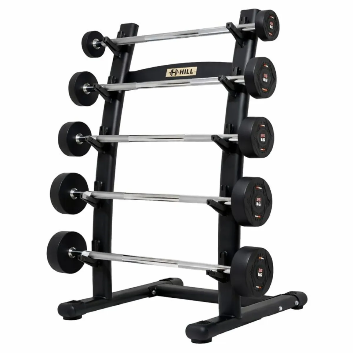10kg - 30kg Fixed Barbell Set + Rack (Weights Gym) - Image 1
