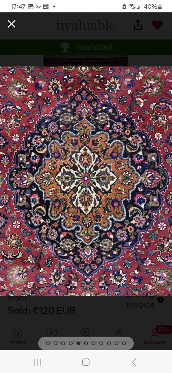 Oriental Wool Rug - Image 1