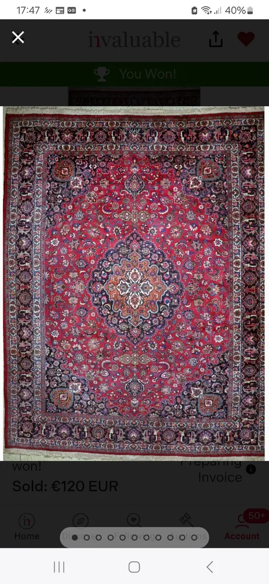 Oriental Wool Rug - Image 3